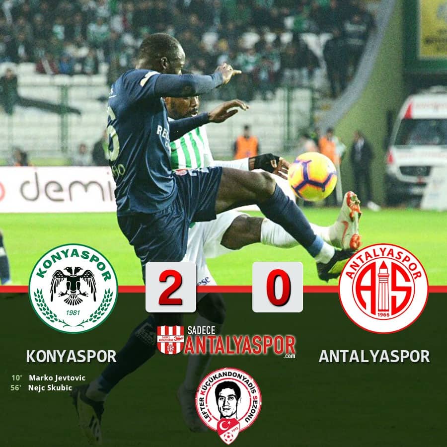 Atiker Konyaspor 2 – 0 Antalyaspor
