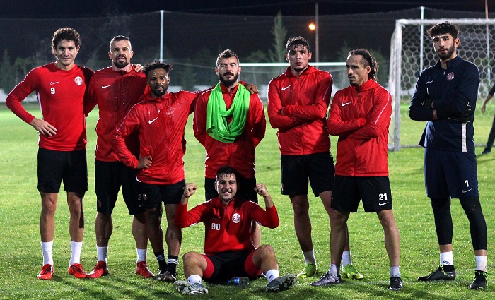 Antalyaspor Kuvvet Çalışması Yaptı