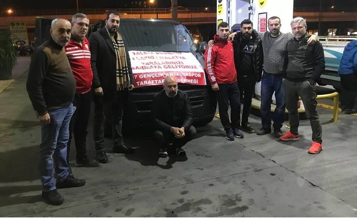 07 Gençlik Deprem Bölgesine Hareket Etti