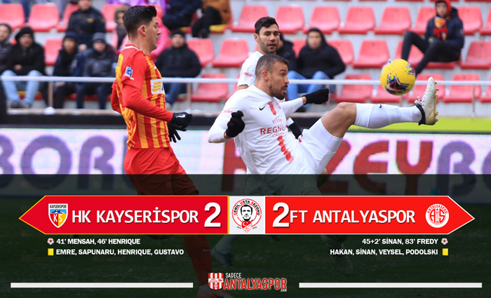 HK Kayserispor 2 -2 FT Antalyaspor