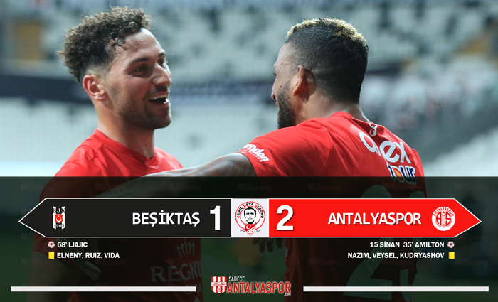 Beşiktaş 1 – 2 Fraport TAV Antalyaspor