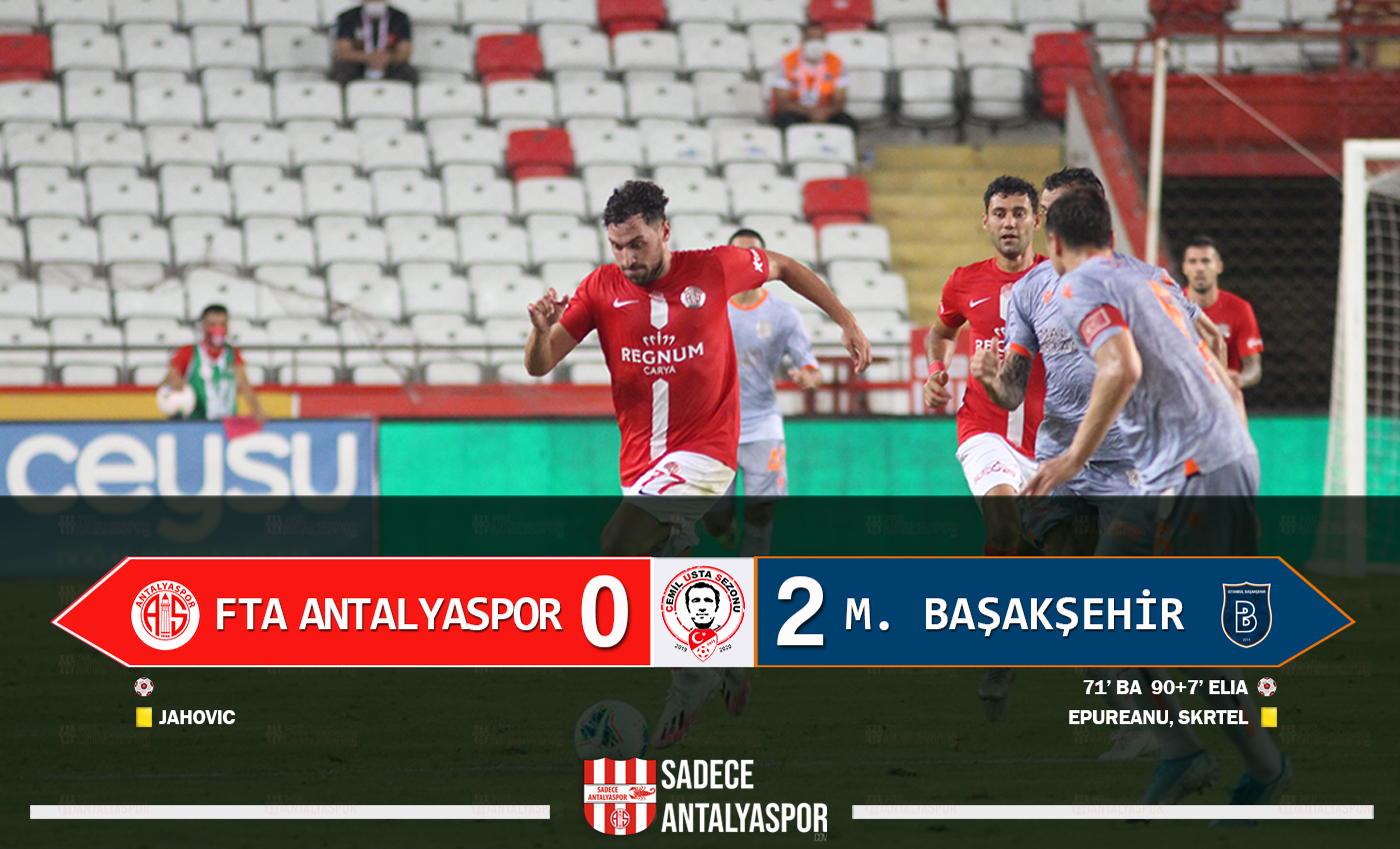 FTA Antalyaspor 0 – 2 M. Başakşehir
