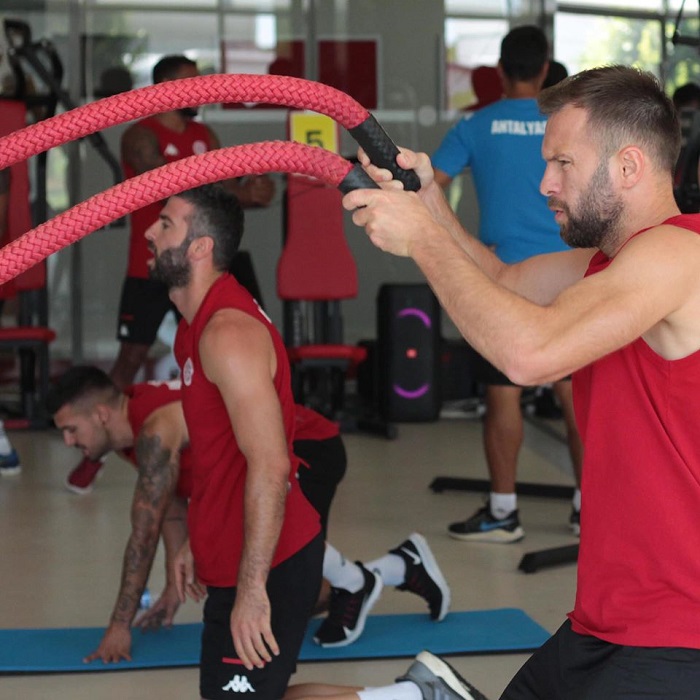 Antalyaspor Kuvvet Çalışması İle Güne Başladı