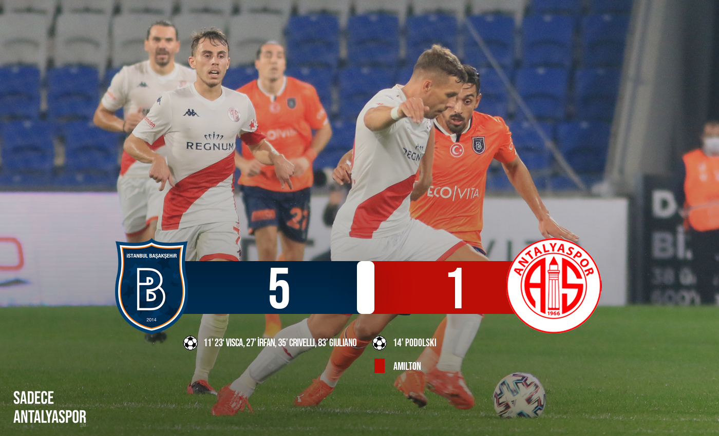 Başakşehir 5 – 1 Antalyaspor
