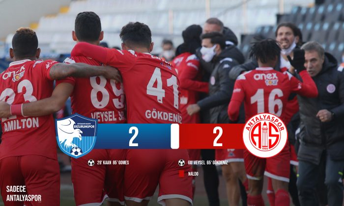 BB Erzurumspor 2 – 2 Antalyaspor