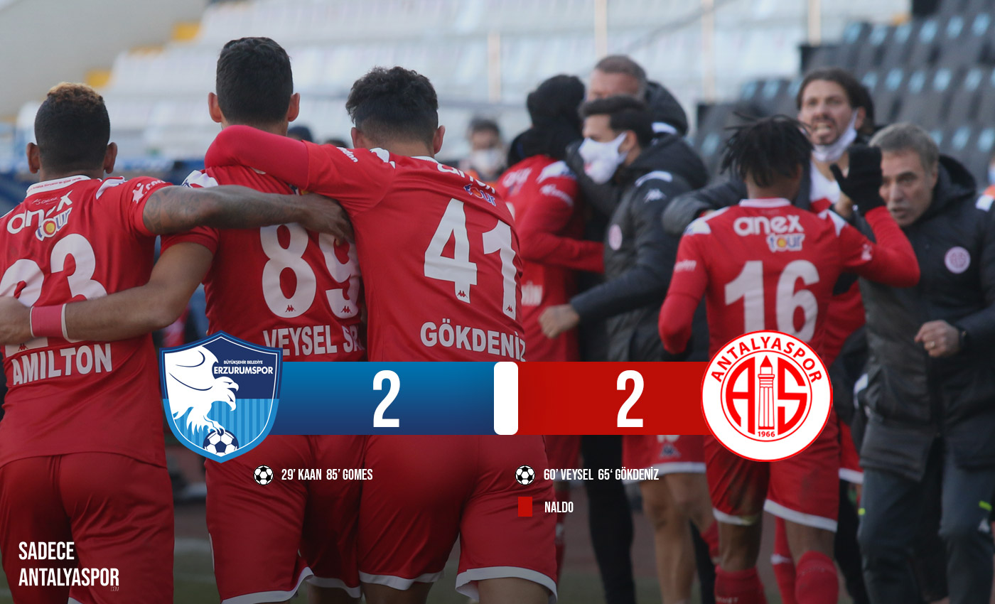 BB Erzurumspor 2 – 2 Antalyaspor