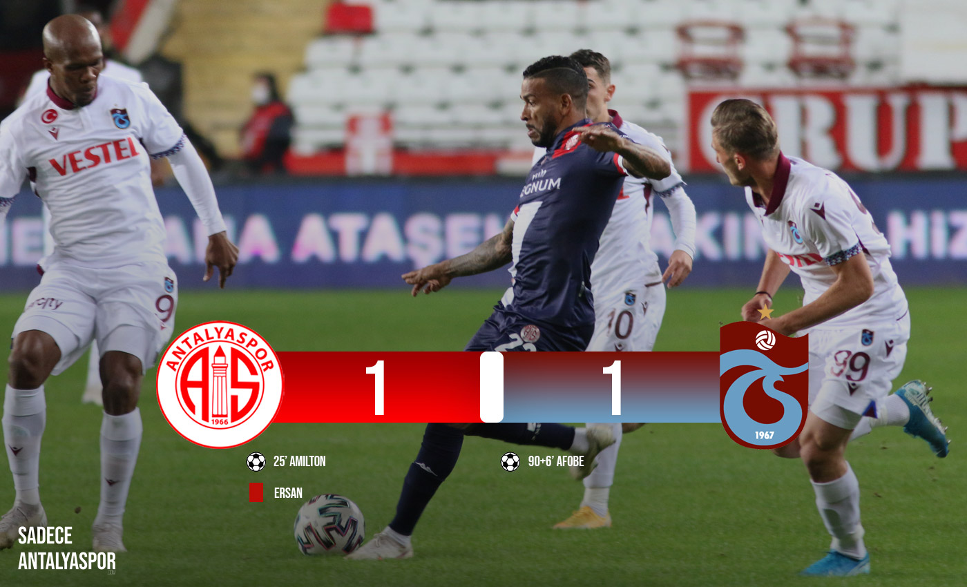 Antalyaspor 1 – 1 Trabzonspor