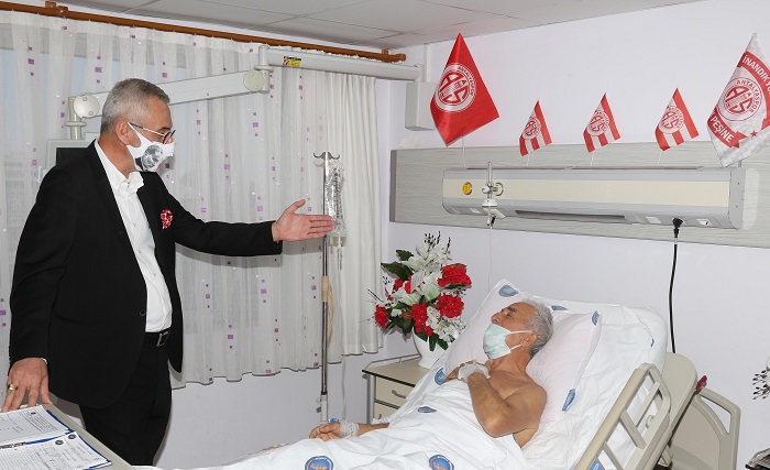 Başkan Mustafa Yılmaz’dan Ali Dayı’ya Ziyaret