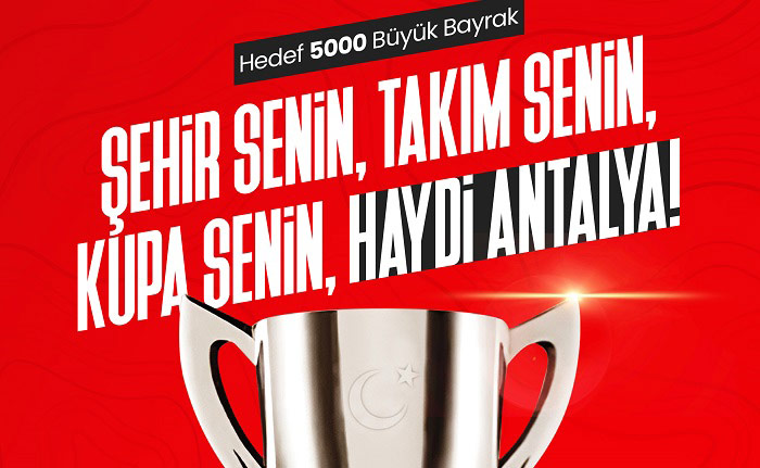 Antalyaspor Dev Bayrak Kampanyasını Başlattı