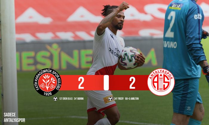 Fatih Karagümrük 2 – 2 Antalyaspor