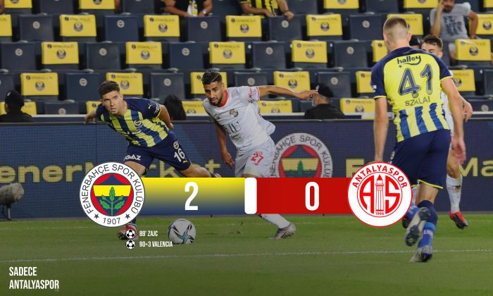 Fenerbahçe 2 – 0 Antalyaspor