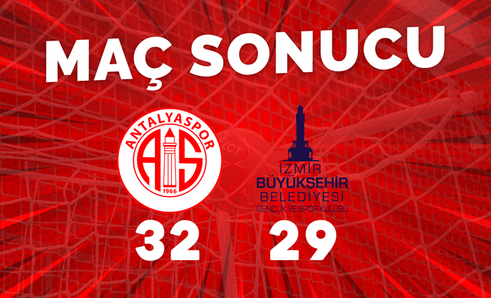 Antalyaspor 32 – 29 İzmir BŞB