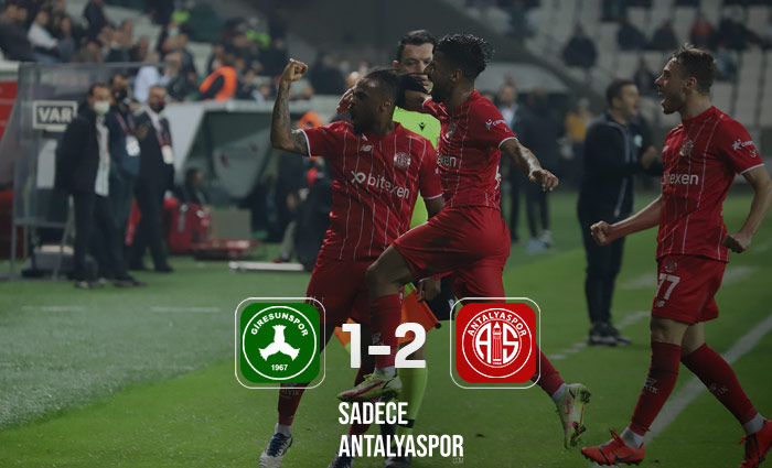 GZT Giresunspor 1 – 2 Antalyaspor