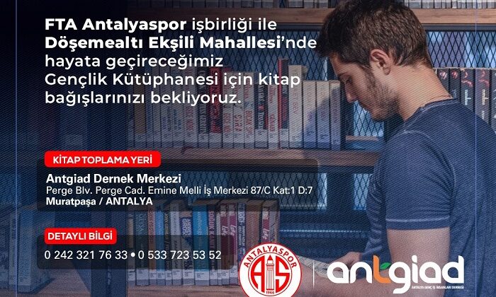 Döşemealtı Gençlerine Yeni Bir Kütüphane