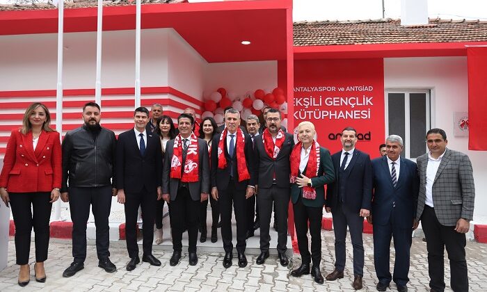 Antalyaspor Ekşili Gençlik Kütüphanesi Açıldı