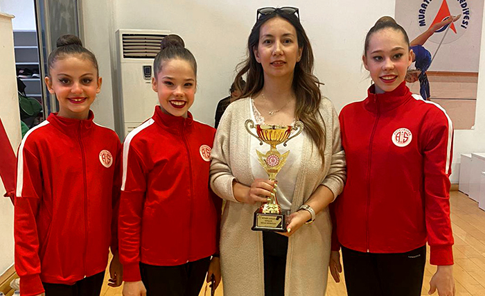 Cimnastikçiler Türkiye Şampiyonası’na Katıldı