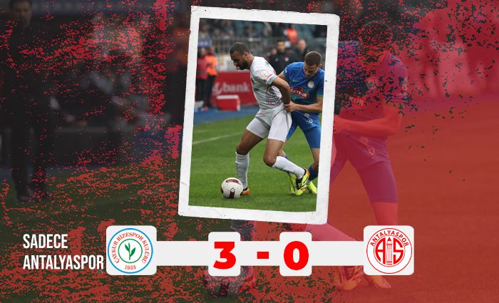 Çaykur Rizespor 3 – 0 Antalyaspor