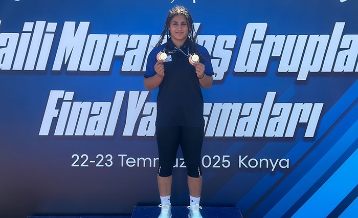Genç Atletten Konya’da Çifte Altın