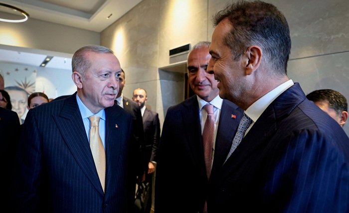 Cumhurbaşkanı Erdoğan, Başkan Perçin’i Kabul Etti