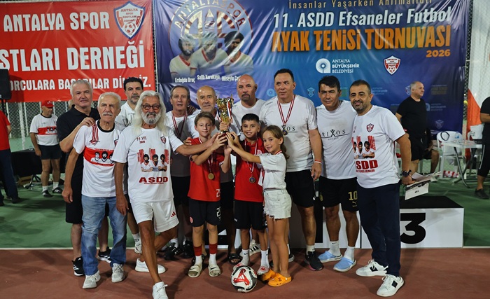 11. ASDD Efsaneler Futbol Ayak Tenisi Turnuvası Sona Erdi